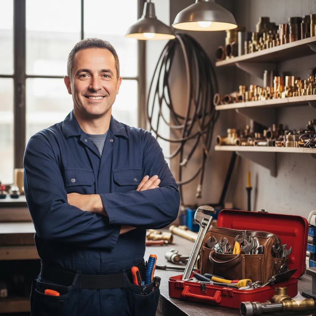 Sr. Pedro, canalizador mestre na Canalizadora de Santo Amaro