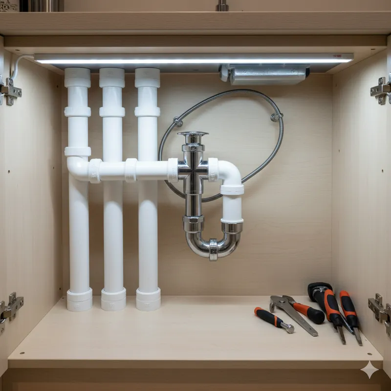 Trabalho de canalização concluído